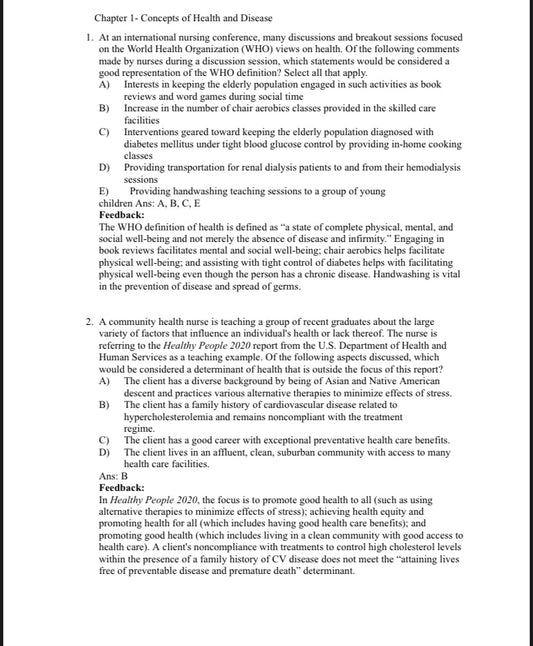 Test bank for Porth's Pathophysiology Concepts of Altered Health 10th Edition by Norris