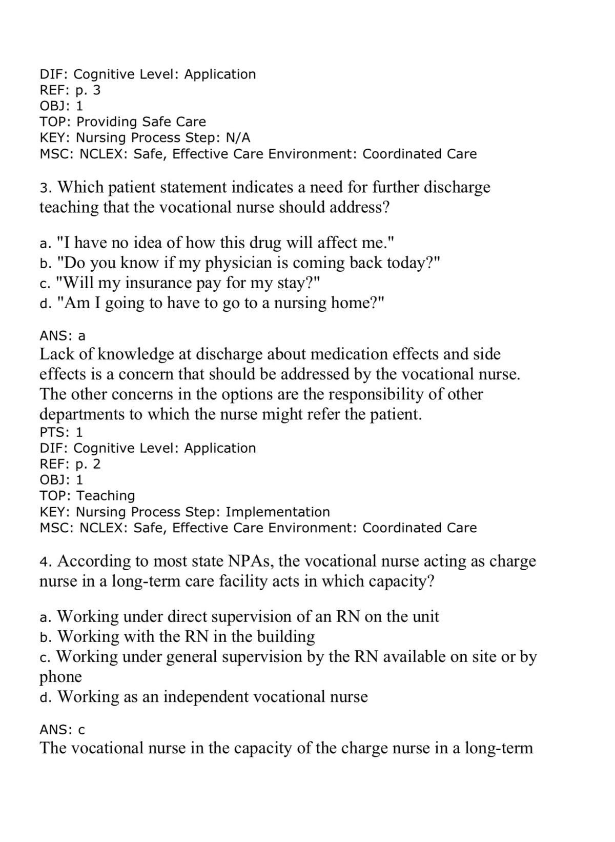 TEST BANK Medical-Surgical Nursing: Concepts and Practice 5th Edition By Stromberg